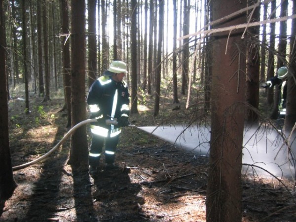 Bahndammbrand Feilitzsch