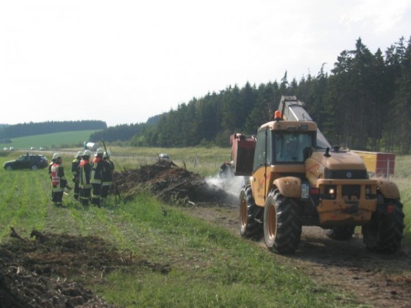 16.06.2006 Einsatz Brand Kompostplatz Feilitzsch