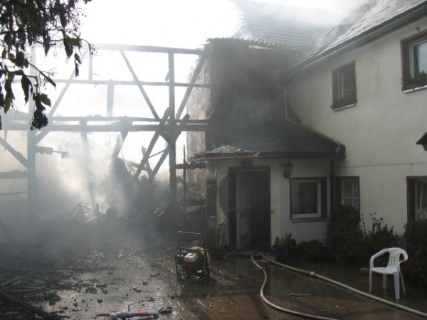 08.09.2006 Scheunen- und Wohnhausbrand Tiefendorf