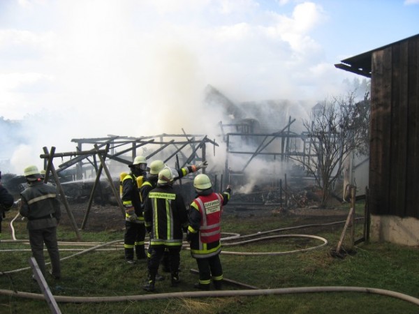 08.09.2006 Scheunen- und Wohnhausbrand Tiefendorf