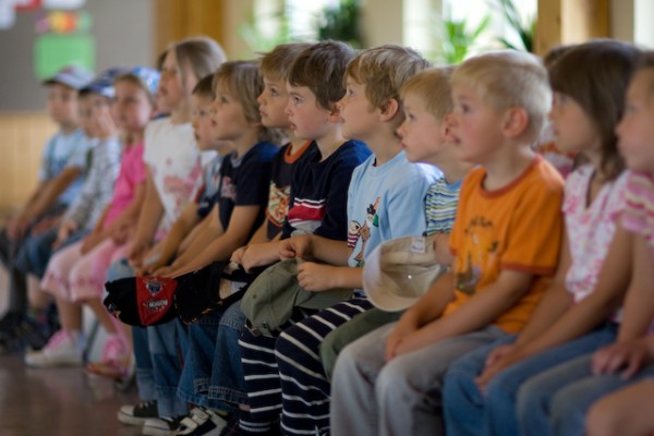 Brandschutzerziehung Kindergarten Trogen, Kinder