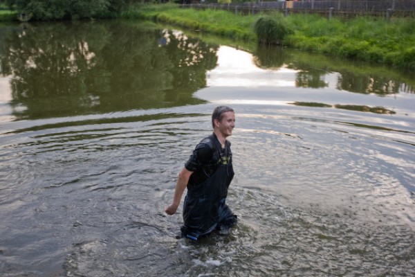 Leistungsprüfung Wasser, Gruppenführer im Löschteich