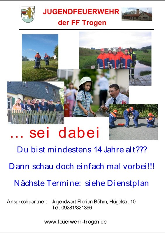 Plakat Nachwuchswerbung