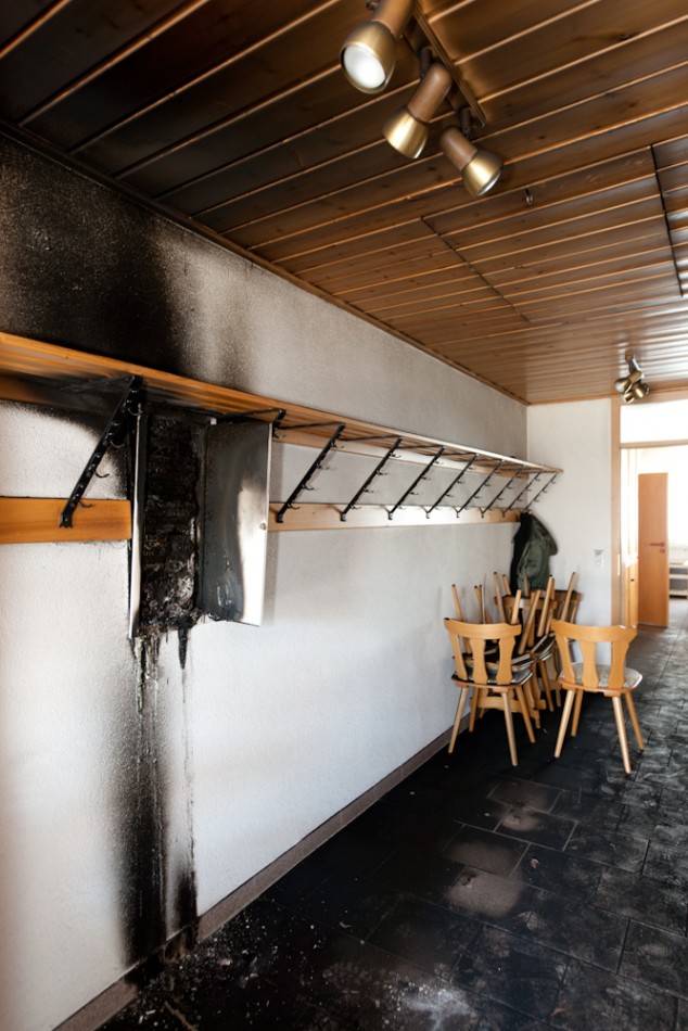 Brand Sicherungskasten Gerätehaus