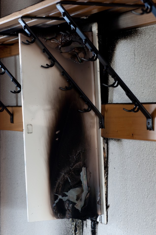 Brand Sicherungskasten Gerätehaus