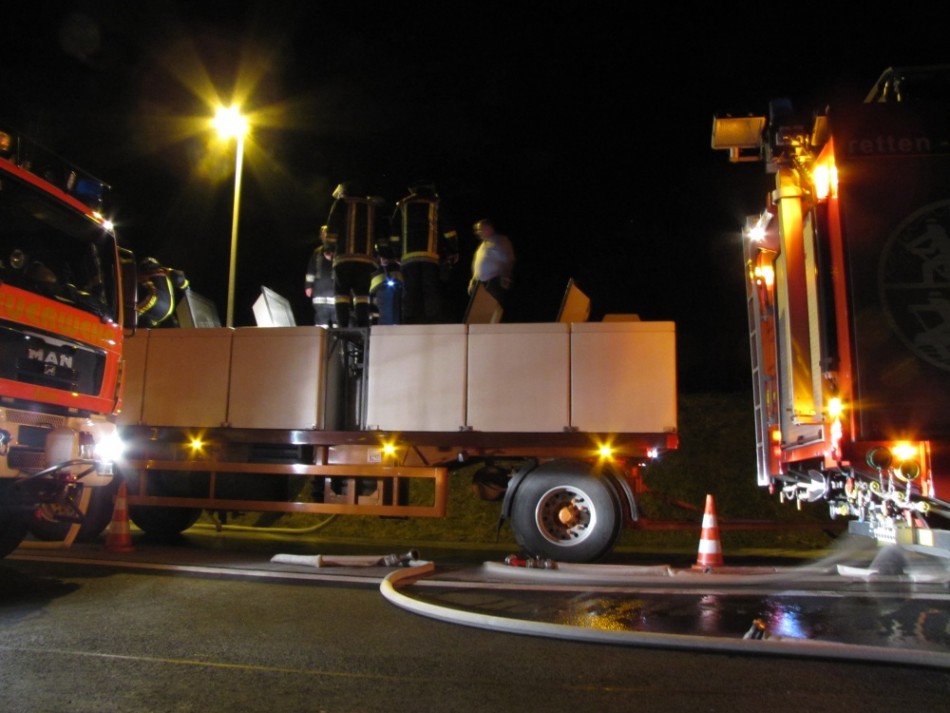 Einsatz Kleintierrettung Fischtransporter