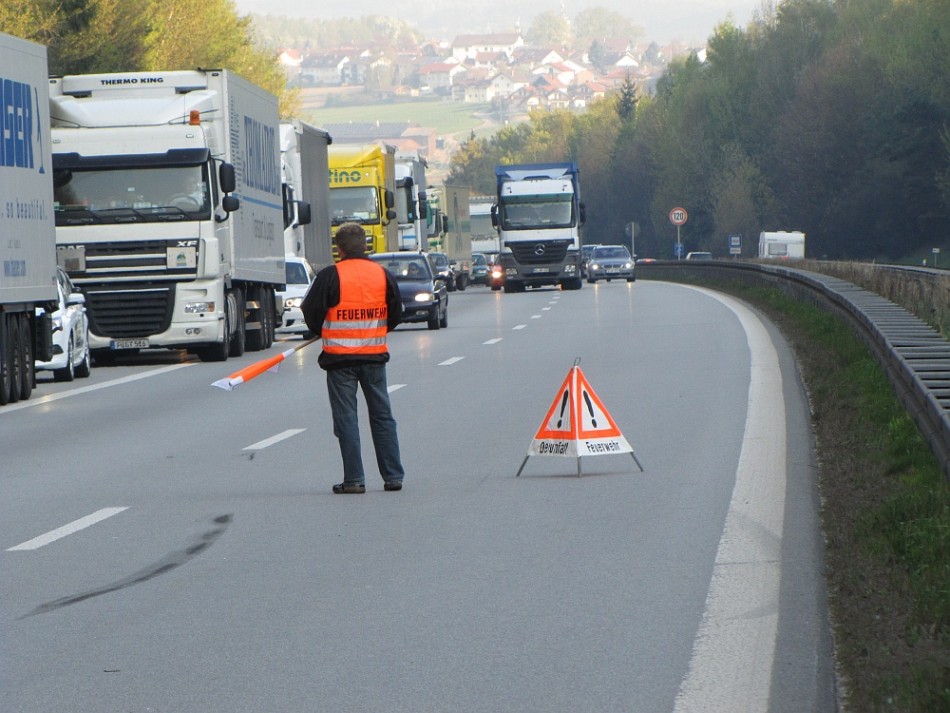 Hilfeleistung bei zufälligem Eintreffen an Unfallstelle A3