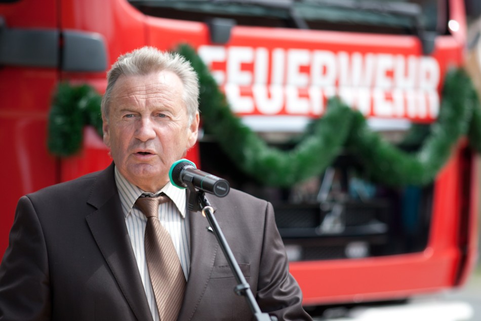 Kreisfeuerwehrtag, Fahrzeugübergabe