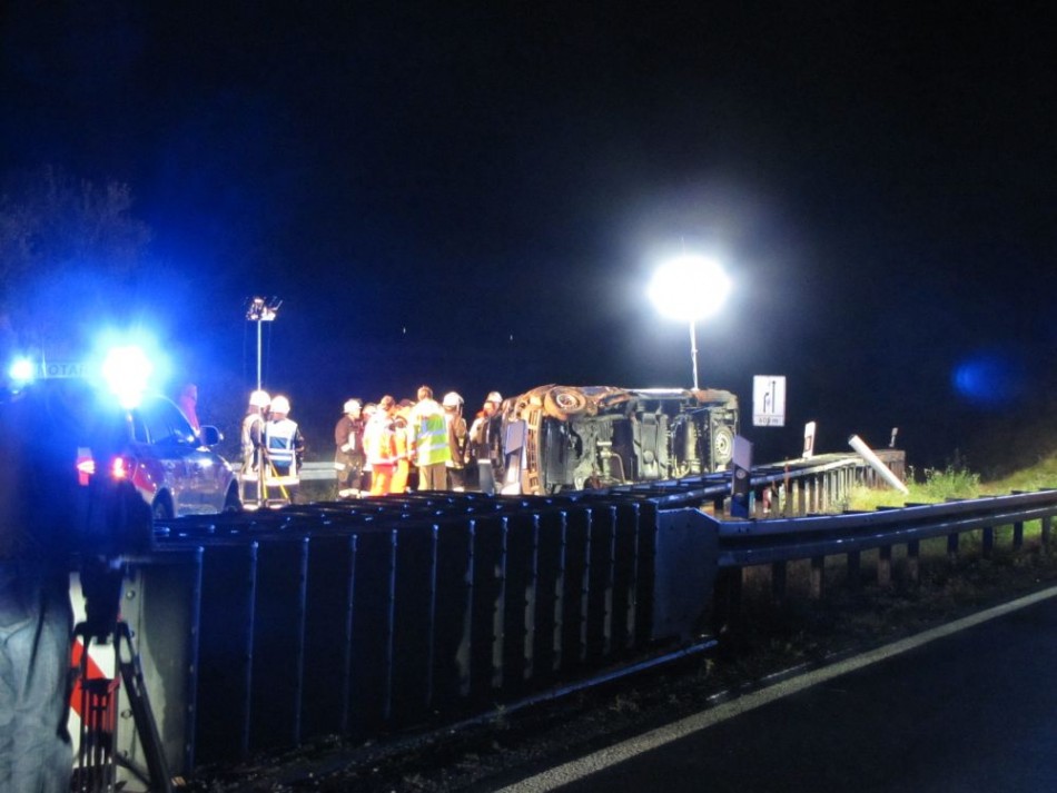 Schwerer Verkehrsunfall Hochfrankendreieck