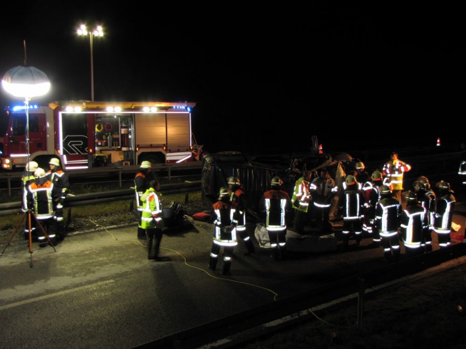 Schwerer Verkehrsunfall Hochfrankendreieck