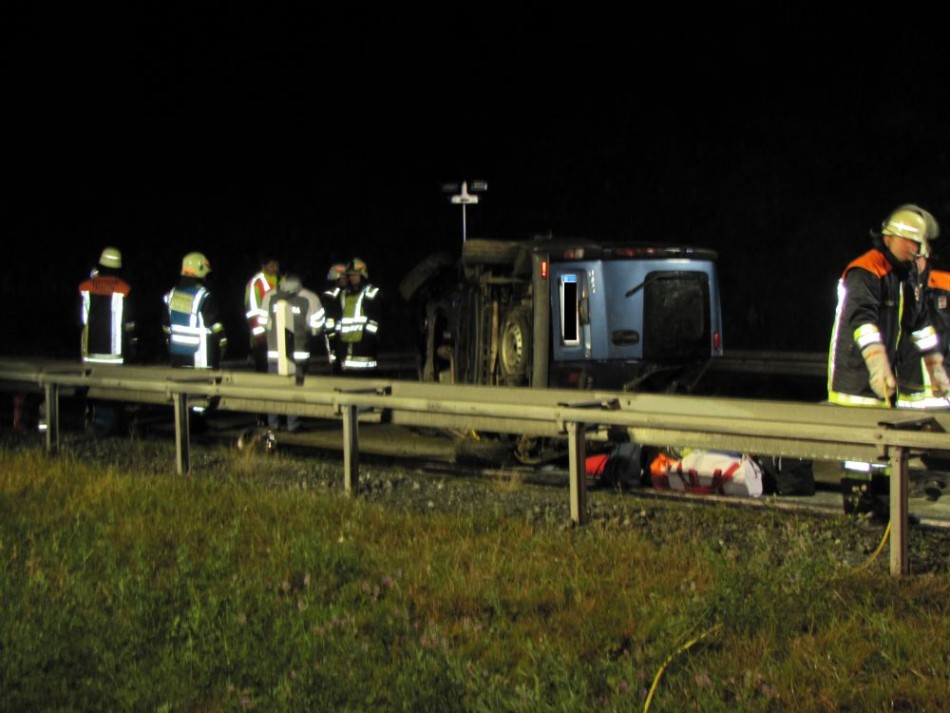 Schwerer Verkehrsunfall Hochfrankendreieck