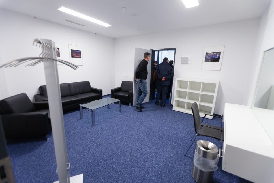 Begehung Freiheitshalle Künstlergarderobe