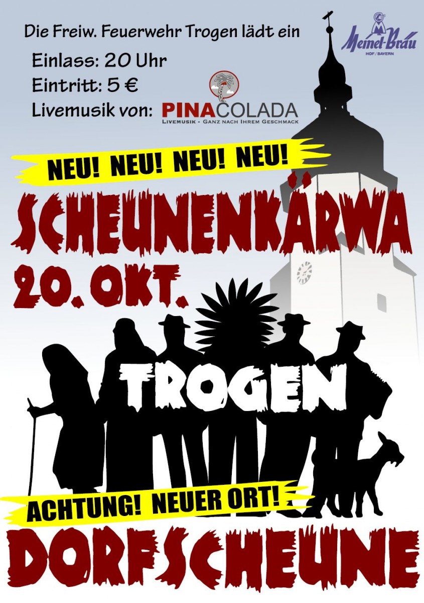 Plakat Scheunenkärwa 2018