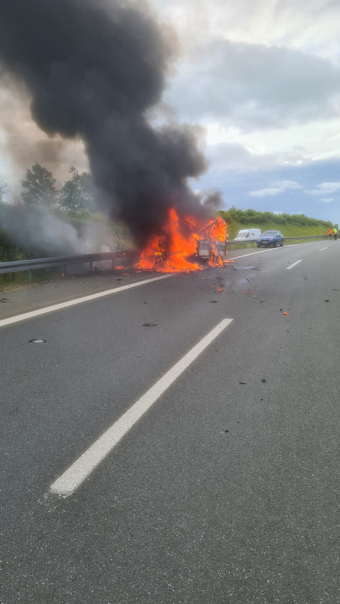 Brand Wohnwagen Hochfrankendreieck