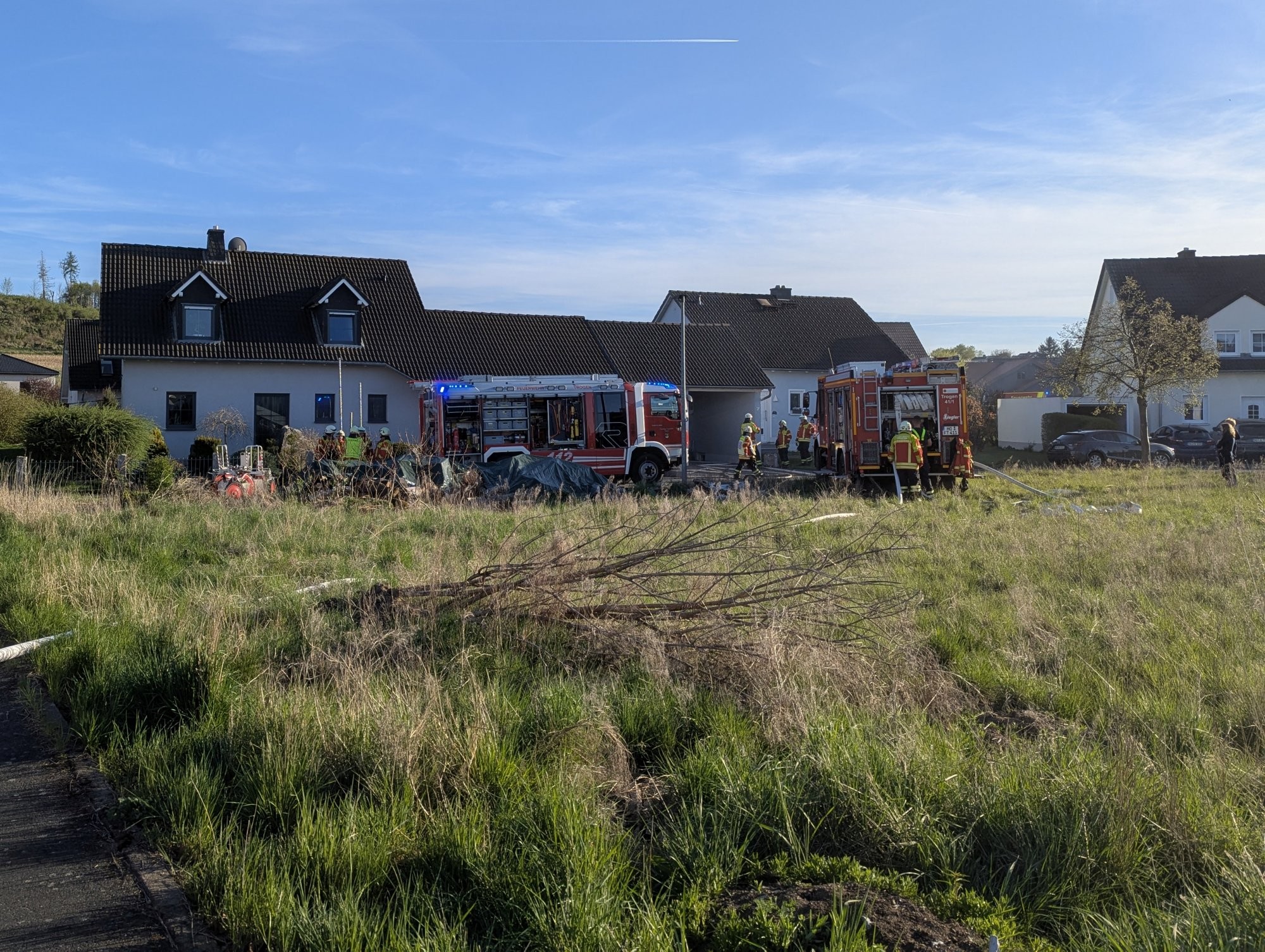 Brand Gartenhütte