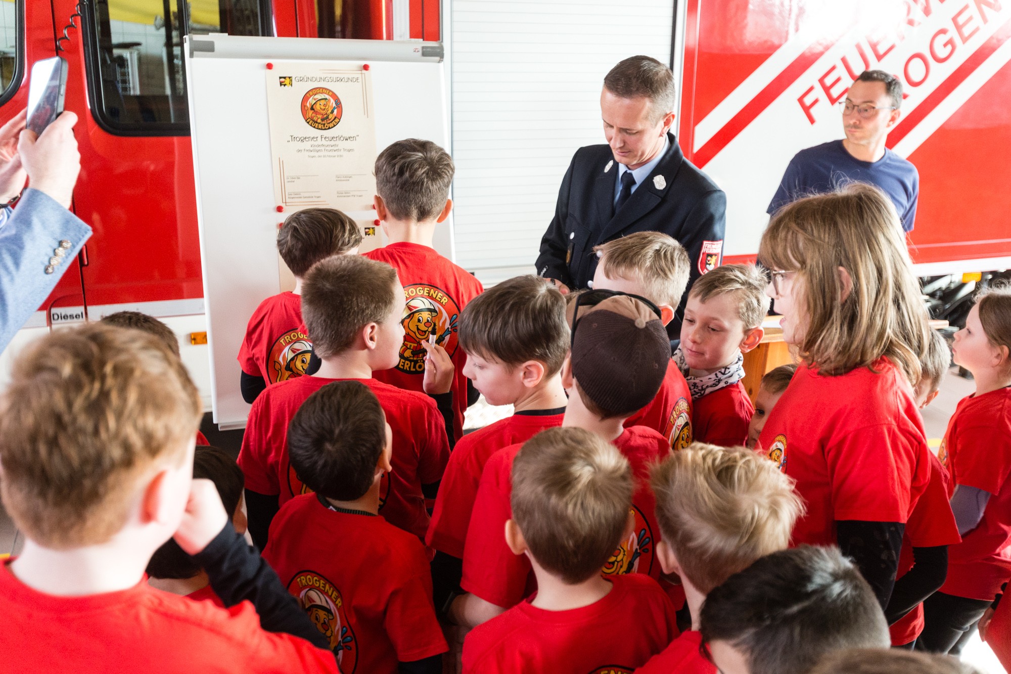 Grundungsfeier Kinderfeuerwehr