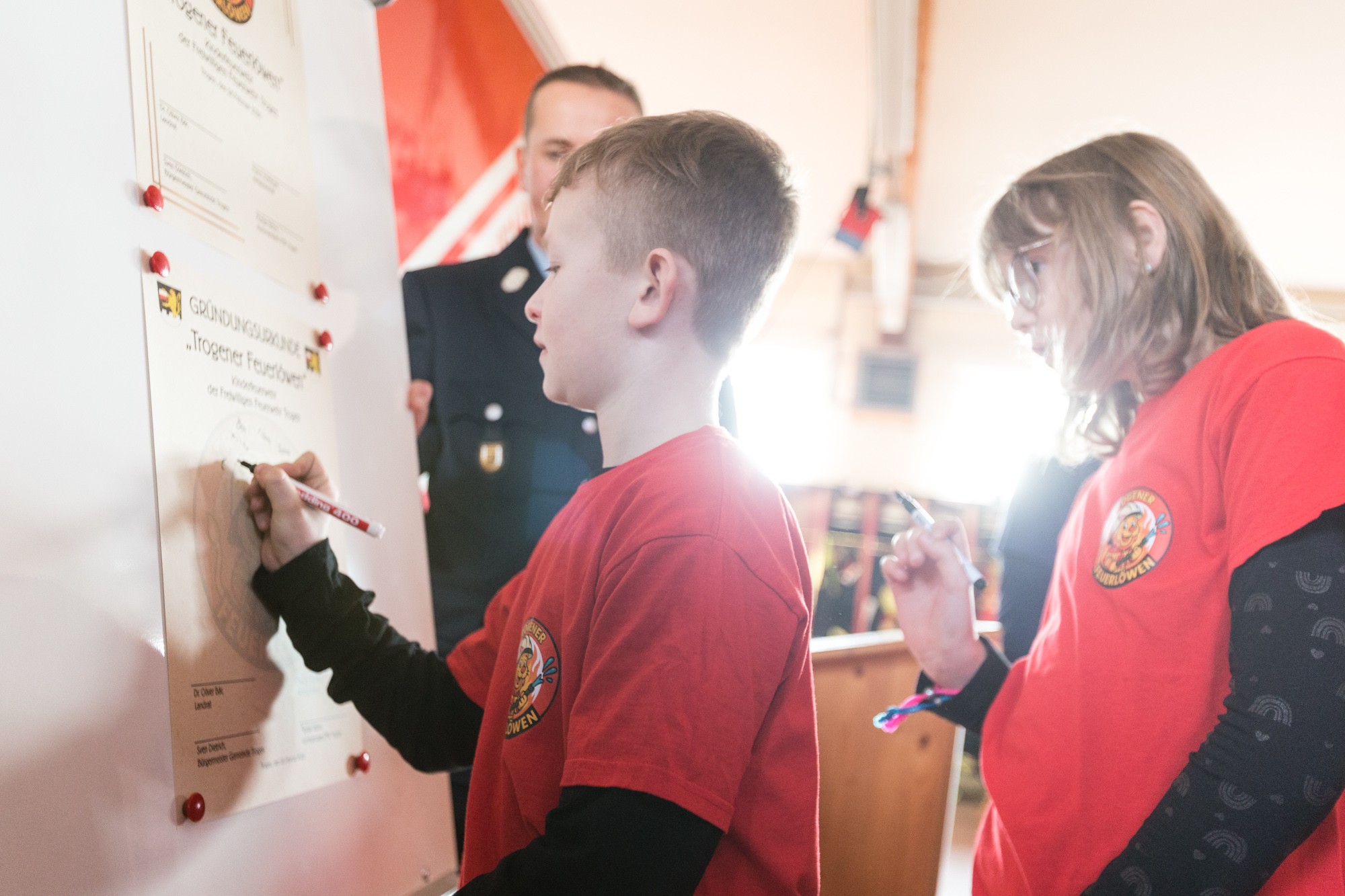 Grundungsfeier Kinderfeuerwehr