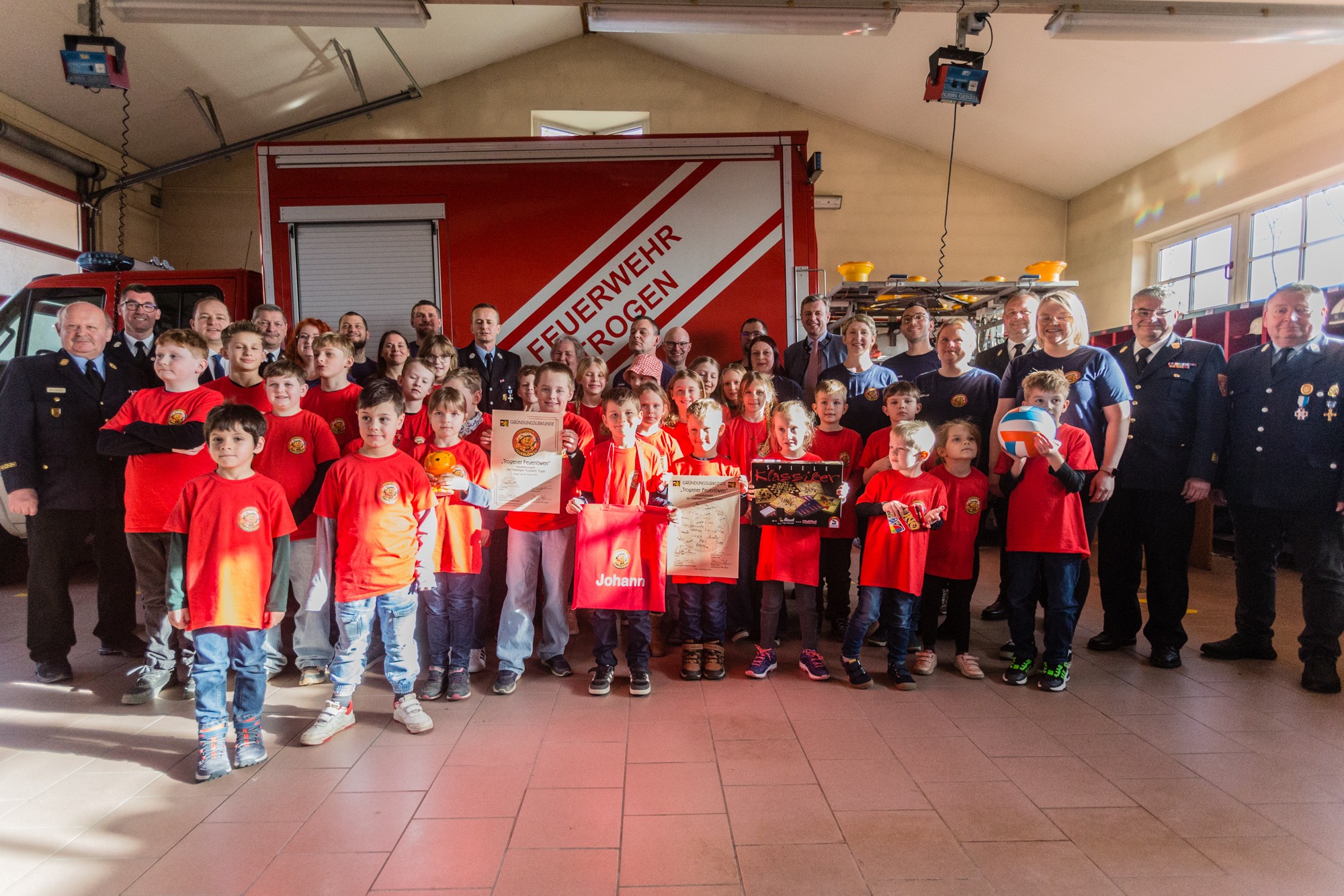 Grundungsfeier Kinderfeuerwehr